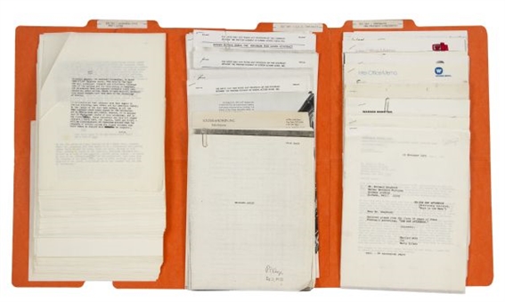 Collection of Screenplays and Contracts from Martin Bregmans Movie "Dog Day Afternoon"